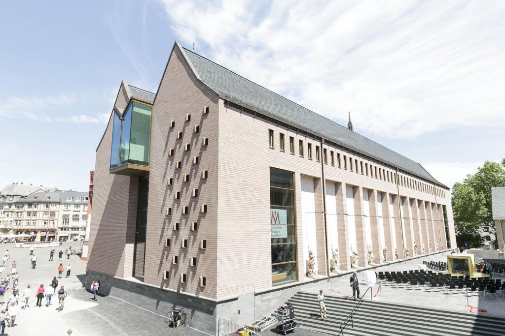Ansicht des neuen Ausstellungshauses des Historischen Museums Frankfurt