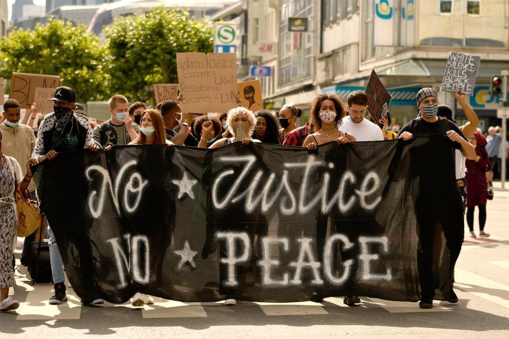 Black Lives Matter Demonstration in Frankfurt im Juni 2020. Foto: Ana-Paula dos Santos