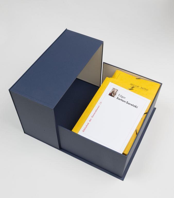 Aufbewahrungsschachtel Bibliothek der Generationen © HMF
