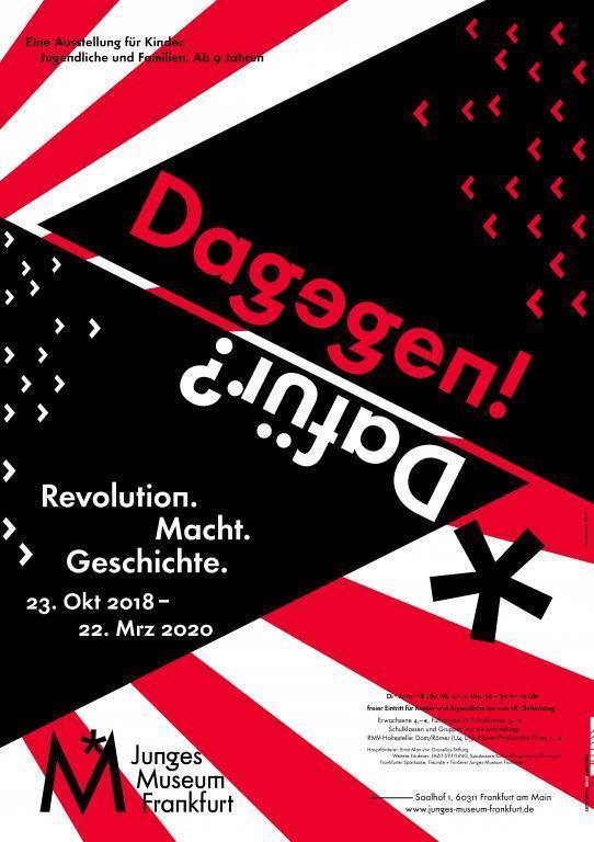 Dagegen Dafür Ausstellungsplakat Junges Museum © HMF