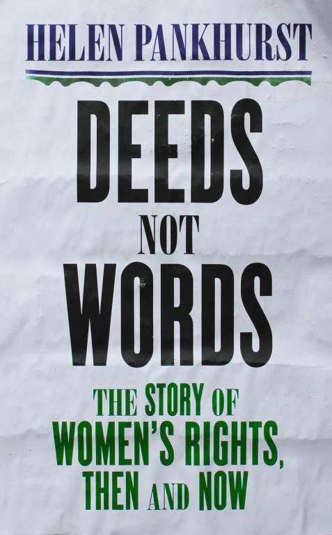 deeds not words Cover