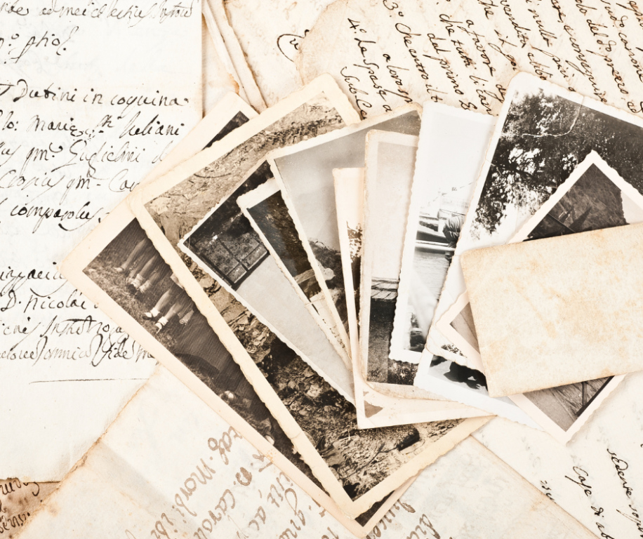Briefe und Fotos