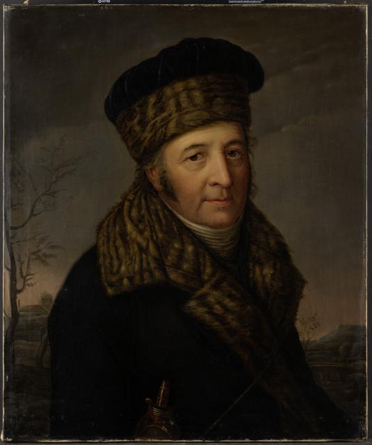 Thelott, Carl, Friedrich von Metzler, Portrait, Öl auf Leinwand