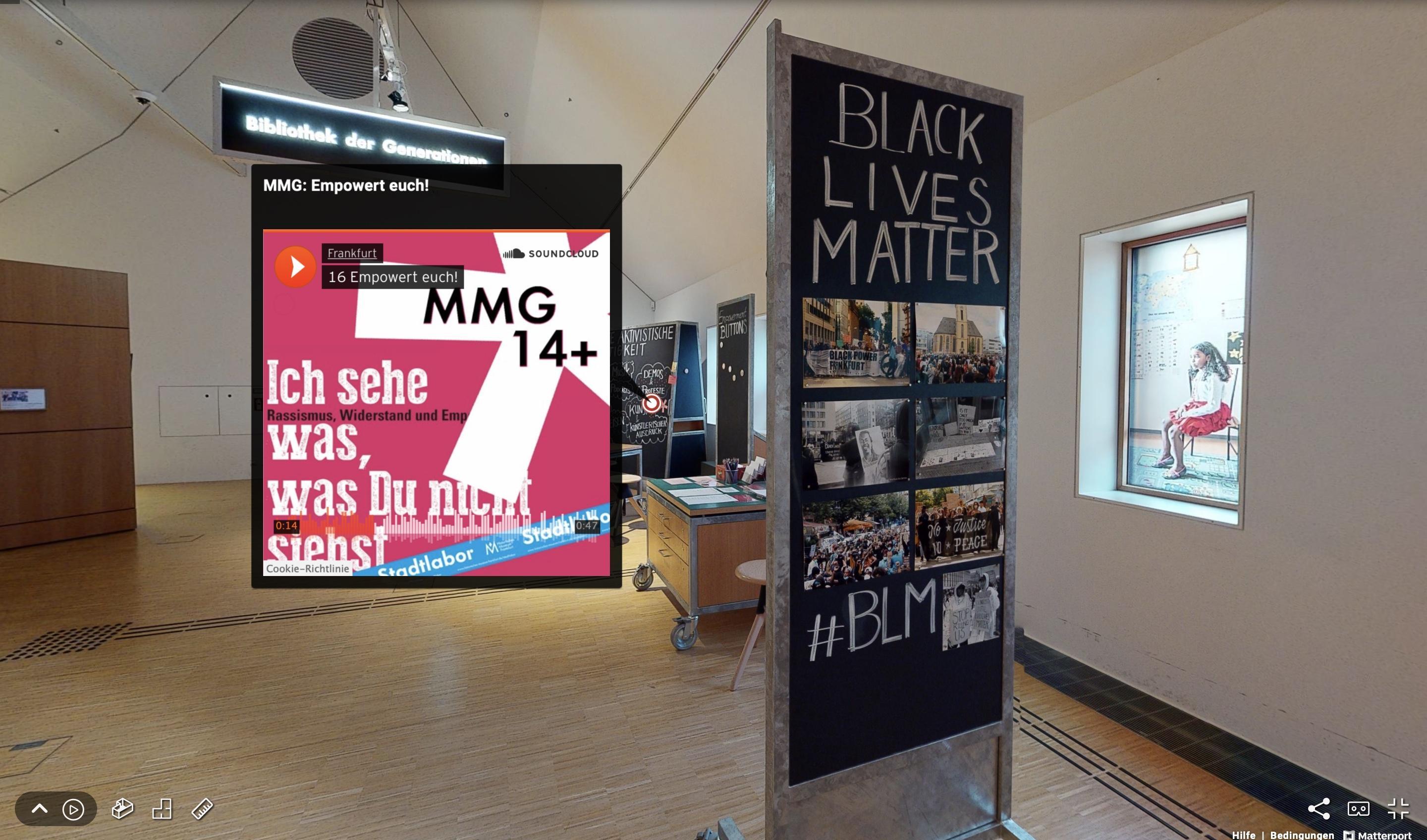 Online-Rundgang durch die Ausstellung „Ich sehe was, was Du nicht siehst. Rassismus, Widerstand und Empowerment“