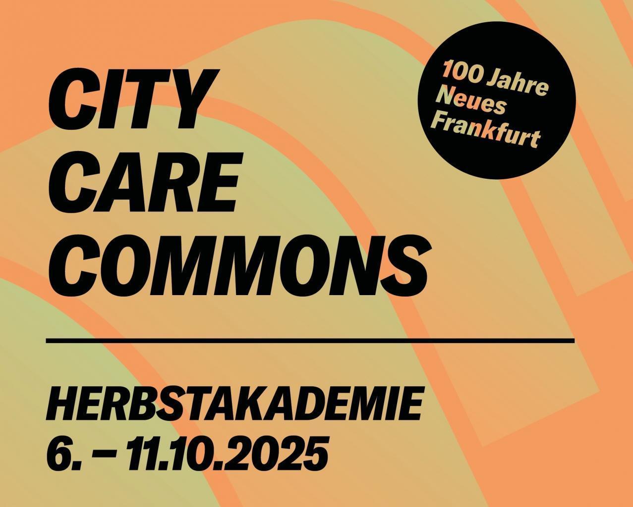 City Care Commons Herbstakademie 6.-11.10.2025